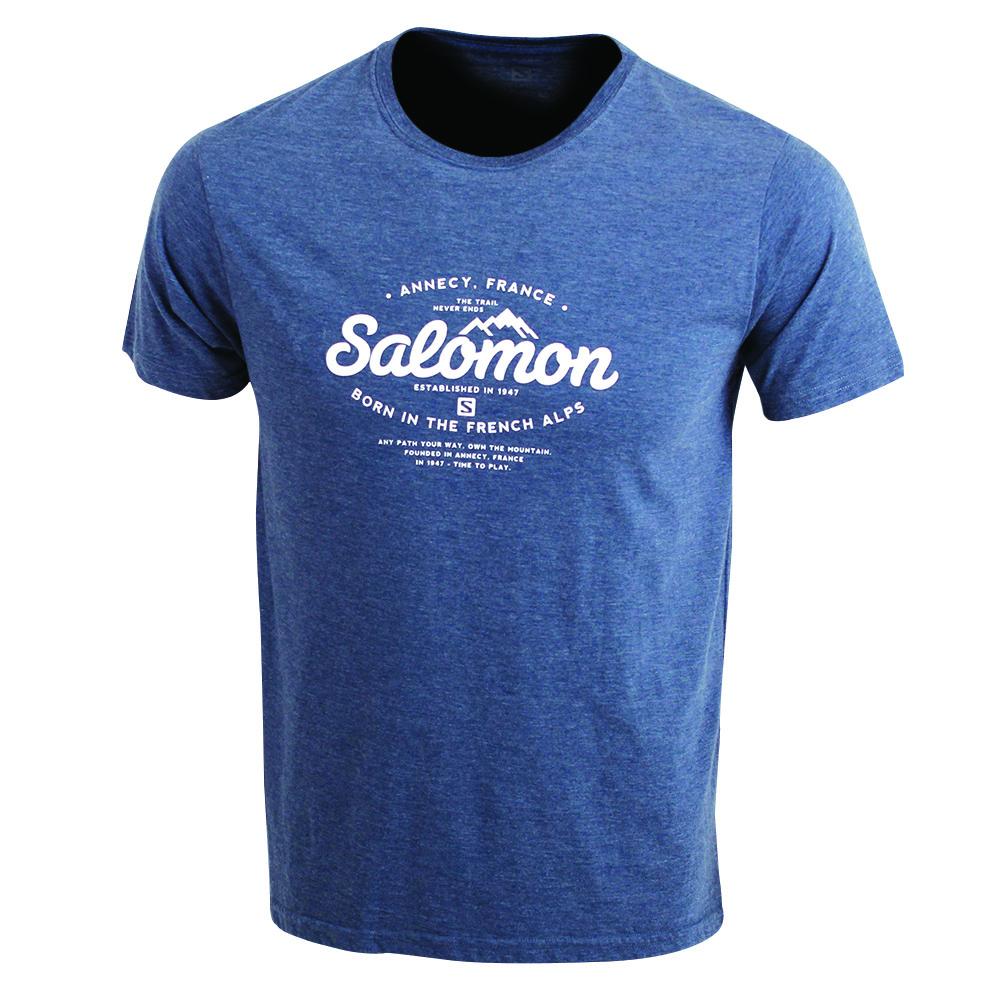 Salomon T-Shirts Herre Mørke - SPRUCE SS M (PZYNT-1360)